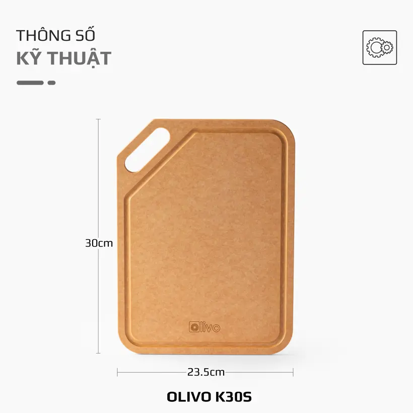 Thớt Wood Fiber Ép 3000 Tấn – Chống Thấm, Chịu Nhiệt 170°C, Siêu Bền 5 Thớt Wood Fiber Ép 3000 Tấn – Chống Thấm, Chịu Nhiệt 170°C, Siêu Bền - Ảnh 5