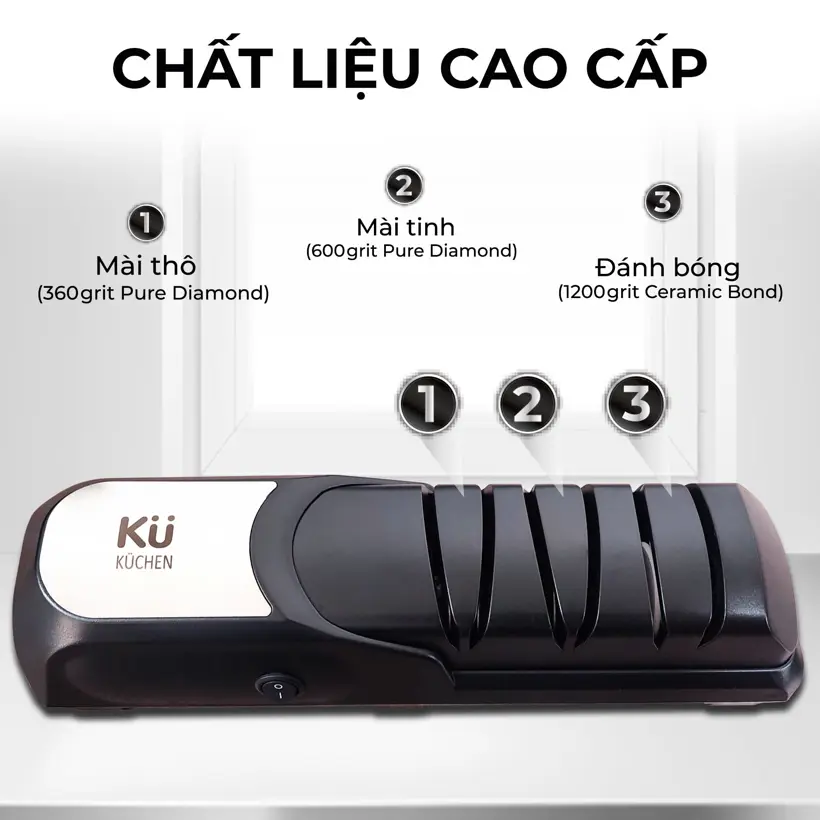 Máy Mài Dao Điện Kim Cương KUCHEN – Mài Nhanh, Sắc Bén, An Toàn 3 Máy Mài Dao Điện Kim Cương KUCHEN – Mài Nhanh, Sắc Bén, An Toàn - Ảnh 3