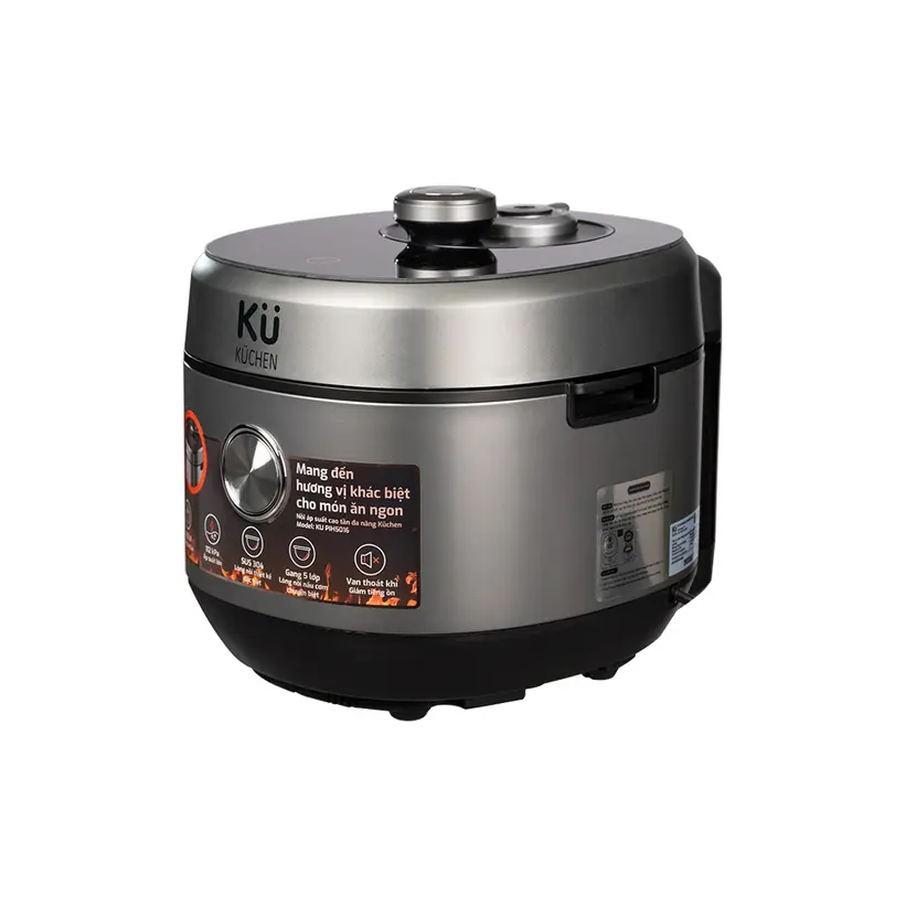 Nồi Áp Suất Cao Tần KU PIH5016 5L 2200W Đa Năng Cao Cấp 10 Nồi Áp Suất Cao Tần KU PIH5016 5L 2200W Đa Năng Cao Cấp - Ảnh 10