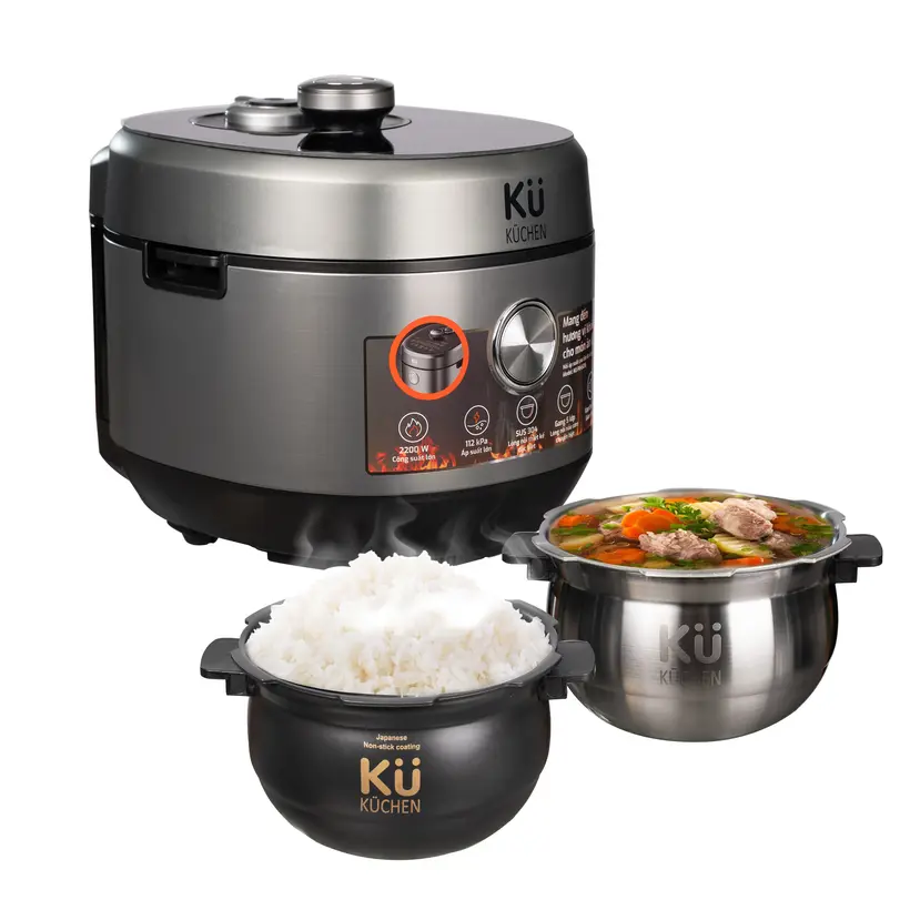 Nồi Áp Suất Cao Tần KU PIH5016 5L 2200W Đa Năng Cao Cấp 7 Nồi Áp Suất Cao Tần KU PIH5016 5L 2200W Đa Năng Cao Cấp - Ảnh 7