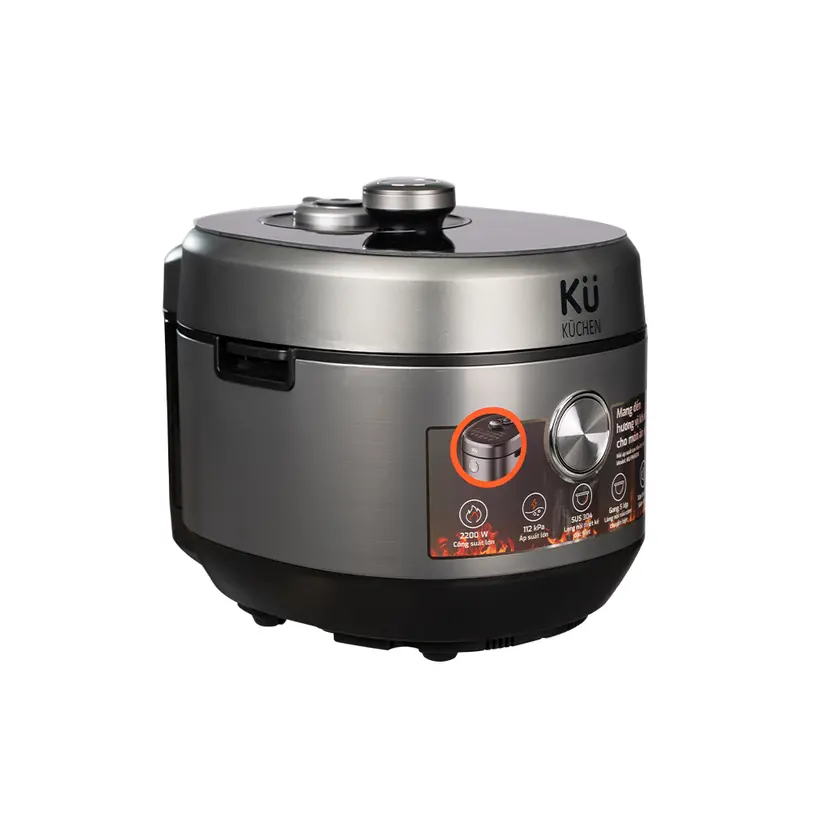 Nồi Áp Suất Cao Tần KU PIH5016 5L 2200W Đa Năng Cao Cấp 9 Nồi Áp Suất Cao Tần KU PIH5016 5L 2200W Đa Năng Cao Cấp - Ảnh 9