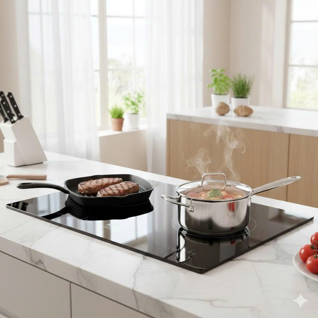 Bếp Điện Từ Ku Chen KU MI272 – 2 Vùng Nấu 4000W, Cảm Ứng Trượt Cao Cấp 2 Bếp Điện Từ Ku Chen KU MI272 – 2 Vùng Nấu 4000W, Cảm Ứng Trượt Cao Cấp - Ảnh 2