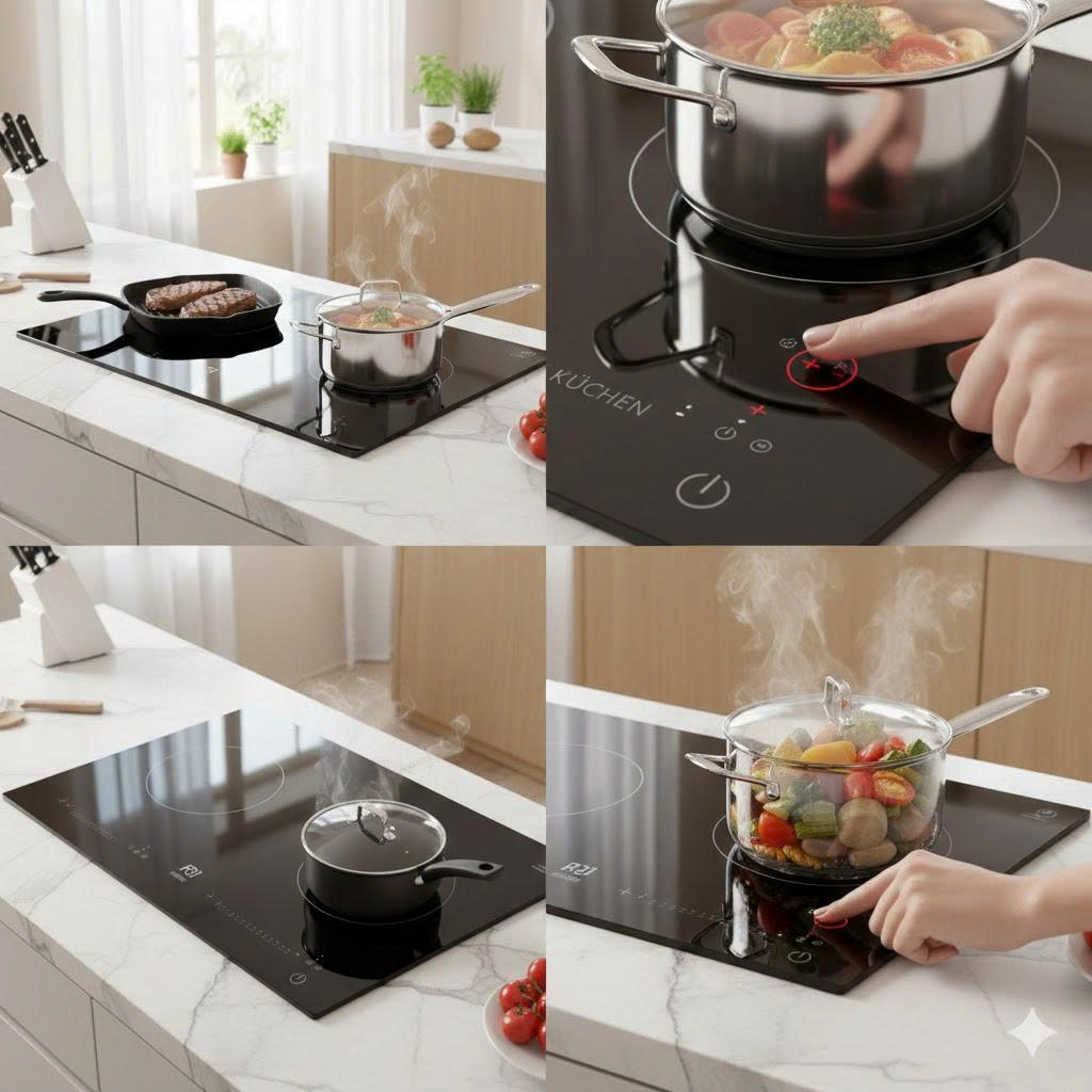 Bếp Điện Từ Ku Chen KU MI272 – 2 Vùng Nấu 4000W, Cảm Ứng Trượt Cao Cấp 3 Bếp Điện Từ Ku Chen KU MI272 – 2 Vùng Nấu 4000W, Cảm Ứng Trượt Cao Cấp - Ảnh 3