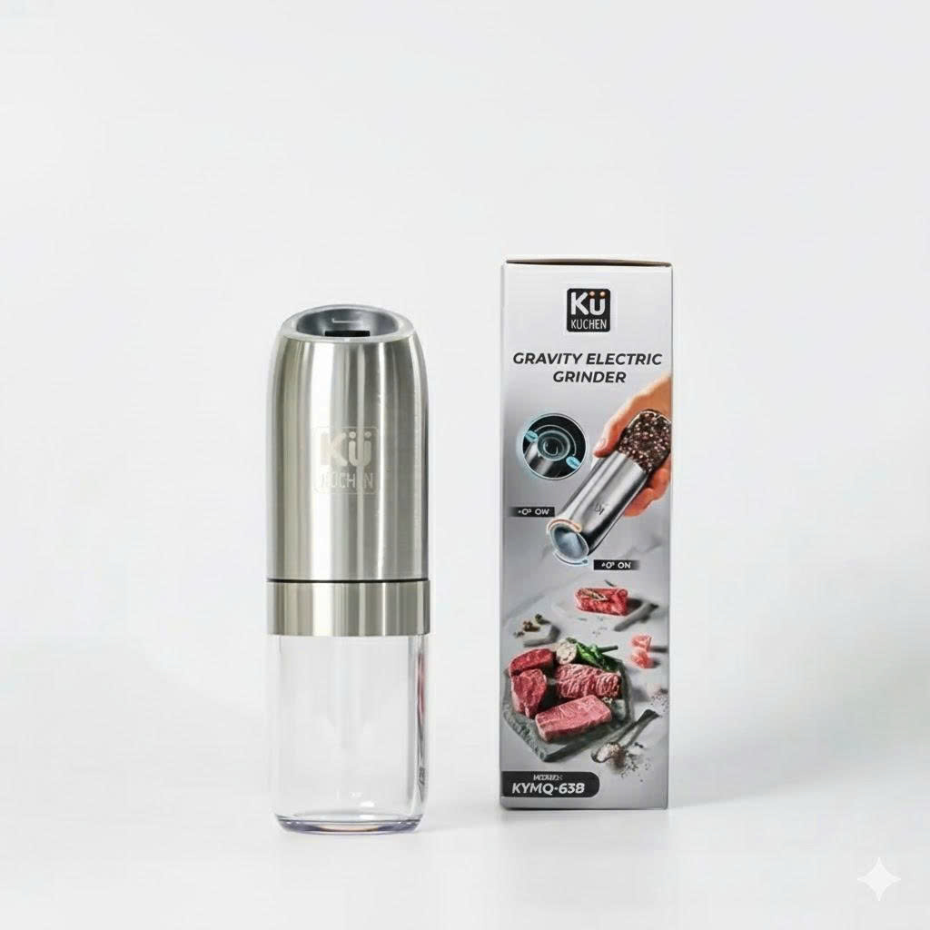 Máy Xay Tiêu Điện Trọng Lực KUCHEN KU KYMQ-63B – Xay Gia Vị Tự Động Thông Minh