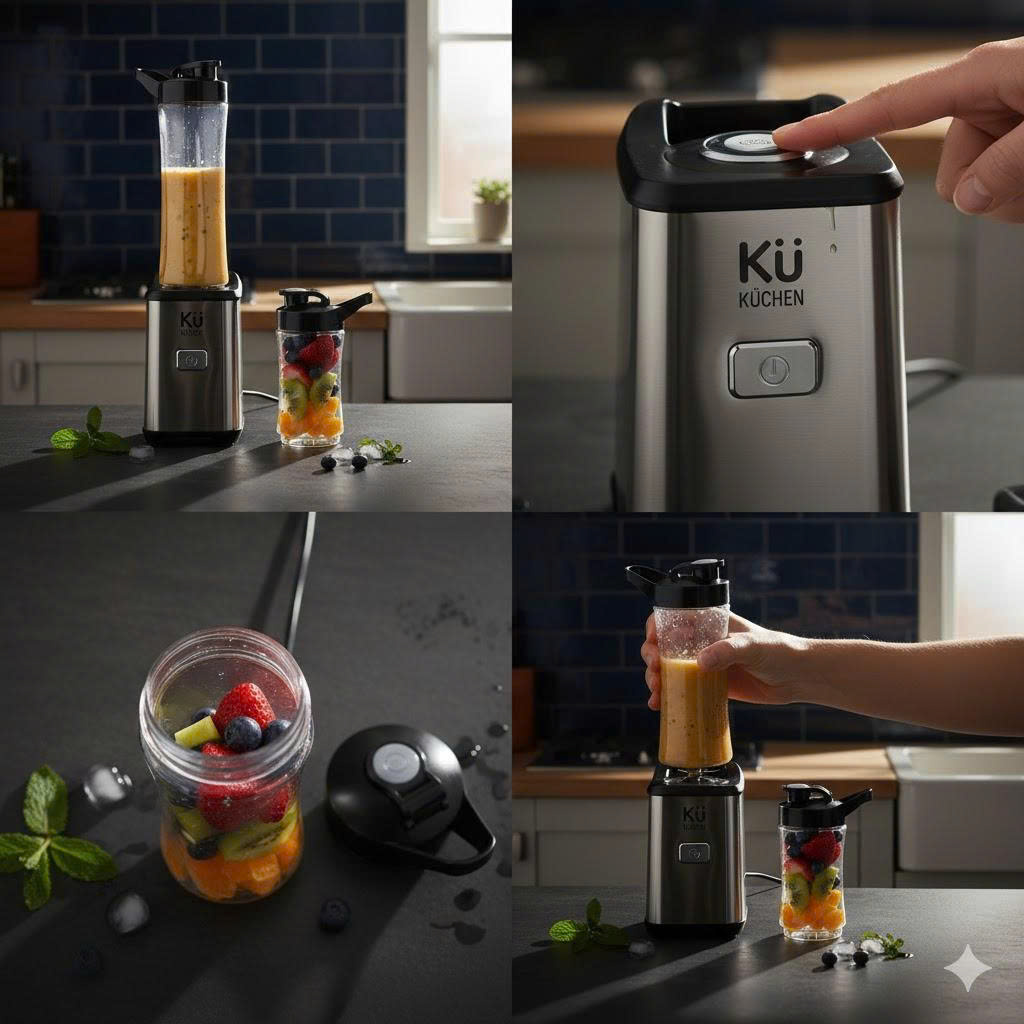 Máy Xay Sinh Tố Mini KUCHEN KU MB1212 – Nhỏ Gọn, 350W, Cối Tritan 6 Máy Xay Sinh Tố Mini KUCHEN KU MB1212 – Nhỏ Gọn, 350W, Cối Tritan - Ảnh 6