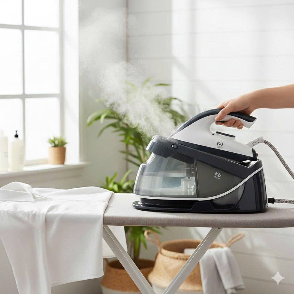 Bàn Là Hơi Nước KUCHEN KU PI6221 – 2400W, Bình 1.7L, Hơi 100g/phút 2 Bàn Là Hơi Nước KUCHEN KU PI6221 – 2400W, Bình 1.7L, Hơi 100g/phút - Ảnh 2