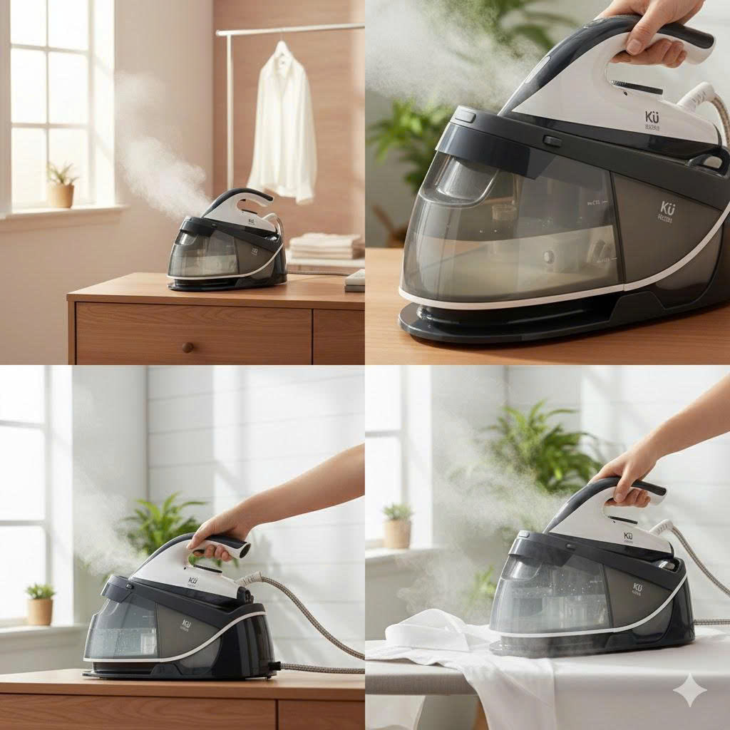 Bàn Là Hơi Nước KUCHEN KU PI6221 – 2400W, Bình 1.7L, Hơi 100g/phút 3 Bàn Là Hơi Nước KUCHEN KU PI6221 – 2400W, Bình 1.7L, Hơi 100g/phút - Ảnh 3