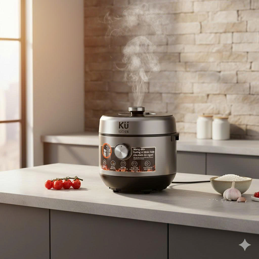 Nồi Áp Suất Cao Tần KU PIH5016 5L 2200W Đa Năng Cao Cấp 2 Nồi Áp Suất Cao Tần KU PIH5016 5L 2200W Đa Năng Cao Cấp - Ảnh 2