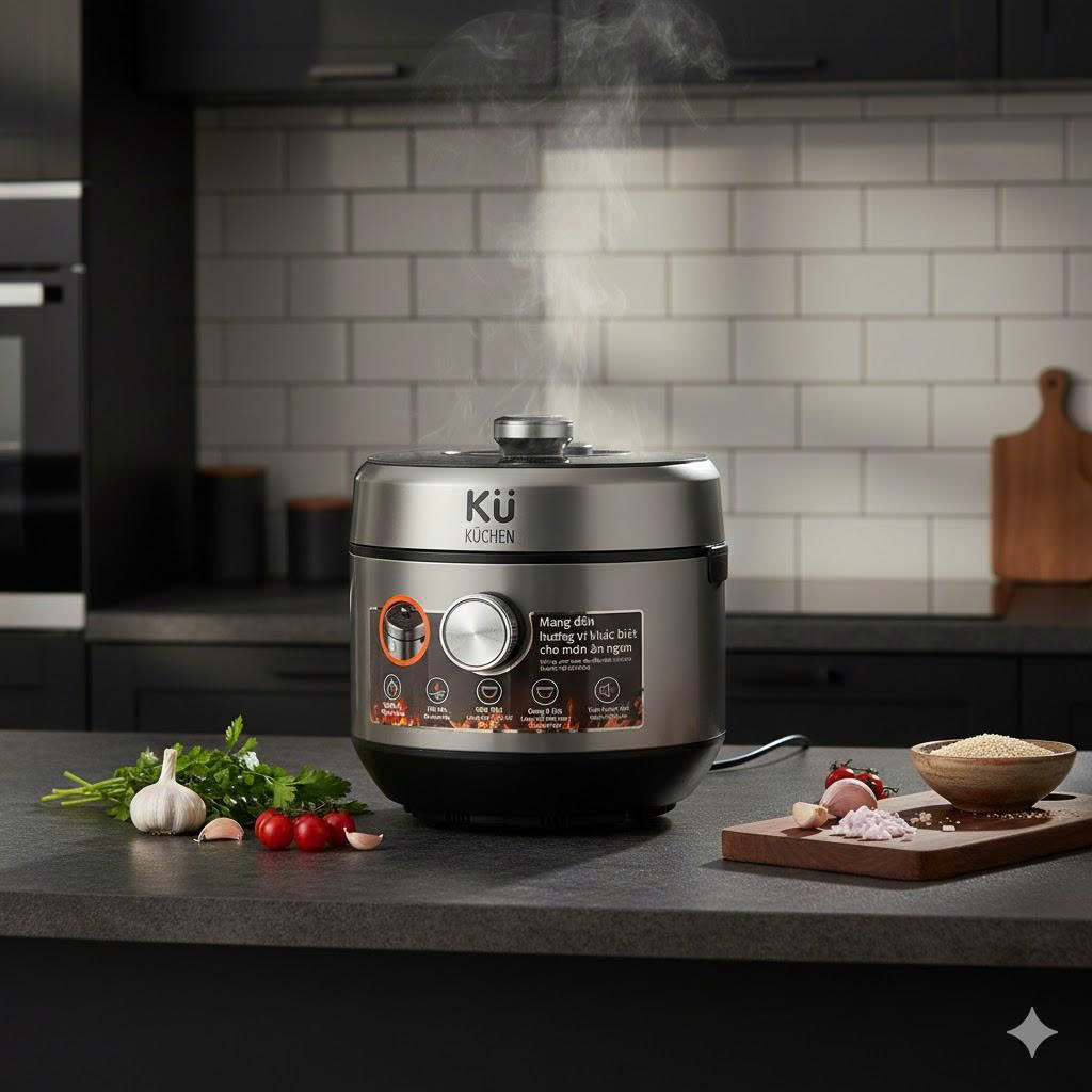 Nồi Áp Suất Cao Tần KU PIH5016 5L 2200W Đa Năng Cao Cấp 4 Nồi Áp Suất Cao Tần KU PIH5016 5L 2200W Đa Năng Cao Cấp - Ảnh 4