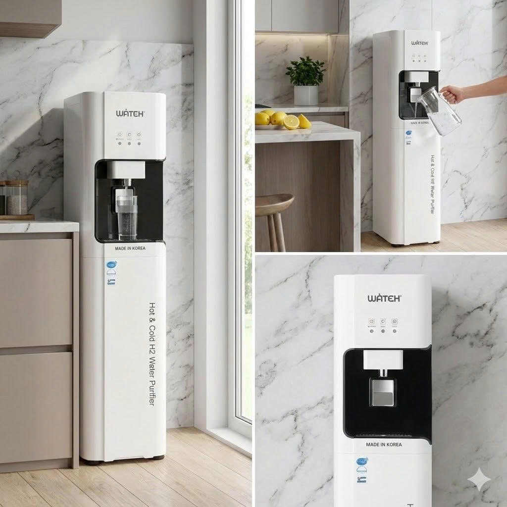 Máy Lọc Nước Nóng Lạnh WATEK WT-030S-RO Kiềm Hydrogen 2 Máy Lọc Nước Nóng Lạnh WATEK WT-030S-RO Kiềm Hydrogen - Ảnh 2
